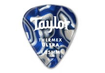 Taylorware Taylor Premium Darktone 351 Thermex Ultra Picks, Blue Swirl, 1.25mm, 6-Pack