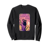 The Hanged Man Tarot Card Funny Black Cat Graphic Sweatshirt