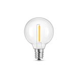 1W LED kronljus - G40, koltråd, klart glas, E14 - Dimbar : Inte dimbar, Kulör : Varm