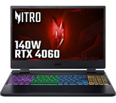 ACER Nitro 5 15.6" Gaming Laptop - Intel®Core i7, RTX 4060, 1 TB SSD, Black