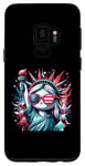 Coque pour Galaxy S9 Statue of Liberty Cute NYC New York City Manhattan Women