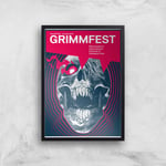 Grimmfest 2022 Giclee Art Print - A4 - Black Frame