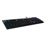 Logitech G 815 Mechanical Gaming Keyboard, Tactile GL Key Switch with Flat Profile, Spanish QWERTY Layout - Carbon