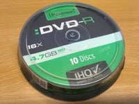 Intenso DVD-R, 4.7GB/120 Minutes, 16x Speed, 10 Pack  Single Layer Cake Box