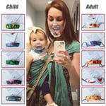 Halloween Cute Parent-child Reusable Visible Transparent Mask An 7