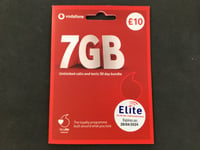 BRAND NEW Vodafone SIM card pay as you go just for 99p