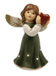 Goebel Skyddsängel Follow your Heart, 8,5 cm Grön