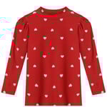 Fliink Kelly Puff Långärmad Blus Pompeian Red Aop | Röd | 6 years