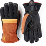 Hestra Couloir 5 Finger Brick Red/Black, 10