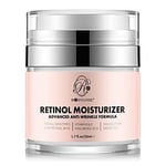 ROSVANEE Retinol Moisturizer Anti Aging Cream for Face Neck and Eye with 2.5%...