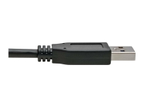 Eaton Tripp Lite Series USB-C to USB-A Cable (M/M), USB 3.2 Gen 2 (10 Gbps), USB-IF Certified, Thunderbolt 3 Compatible, 3 ft. (0.91 m) - USB-kabel - 24 pin USB-C (hane) till USB typ A (hane) - USB 3.1 Gen 2 - 91.4 cm - svart