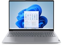 Lenovo ThinkBook 16 G8, 16" Full HD+ IPS matt, Intel Core Ultra 7 240H, 16 GB, 512 GB PCIe SSD, WiFi 6E, bakbelyst tangentbord, Win11 Pro
