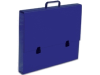 Tadeo Trading A3-mapp med hand, pastell mörkblå