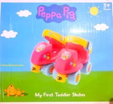 Peppa Pig Kids Quad Roller Skates New Childs Size 5-11 Age 3 Years Plus