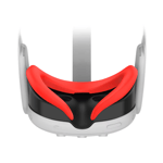 Ansiktsskjerm i silikon for Meta Quest 3 Rød