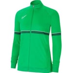 NIKE Women's Women's Academy 21 Track Jacket COAT, Lt Green Spark/White/Pine Green/White, XS UK