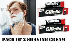 Gillette Regular Shaving Cream Foam clean & comfortable shave (pack of 2) 30gm