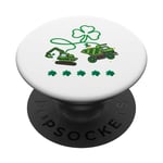 Funny Patricks Quote Truck Crane Cool Patricks PopSockets Swappable PopGrip