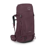 Osprey Kyte 68 ryggsäck för backpacking och vandring (dam) - Elderberry Purple,XS/S