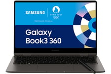 PC portable Samsung Galaxy Book3 360 13.3'' Intel Evo Core i5 16Go RAM 512 Go SSD Anthracite, clavier AZERTY