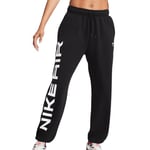 Nike NSW Air Pantalon de survêtement, Noir/Blanc, M Femme
