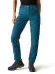 Regatta Womens Chaska Zip Off Trousers 2 - Blue, Blue, Size 16, Women