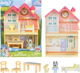 Mini Bluey Home Playset Compact House Playset with Carry Handle