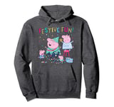 Peppa Pig Christmas Festive Fun! Daddy Pig And Mummy Pig Pullover Hoodie