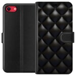 Apple iPhone 16e Plånboksfodral Leather Black