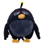 Large Angry Birds Movie Soft Cuddly Plush Toys 33 CM UK Licensed Black Bomb Bird