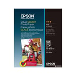 Original Epson Value 6x4" (10x15cm) Glossy Photo Paper 183gsm - 100 Sheets (C13S