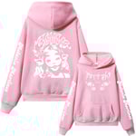Melanie Martinez Polyester Hoodie i Hiphop-stil för Män och Kvinnor pink S