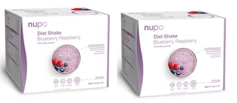 Nupo - 2 x Diet Shake Blueberry Raspberry 30 Portioner