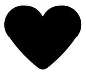 Wedo Heart, Stans För Hobbybruk, Grå, Orange, Papper, 220 G/M ^, 65 Mm, 44 Mm