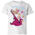 The Flintstones Bedrock Snork-A-Saur-Us Kids' T-Shirt - White - 9-10 Years - White