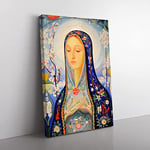 Big Box Art Joseph Stella The Virgin Canvas Wall Art Print Ready to Hang Picture, 76 x 50 cm (30 x 20 Inch), Multi-Coloured