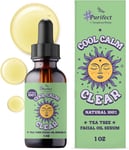 Purifect Tea Tree Facial Oil Serum with Vitamin E Oil, anti Redness Face Serum, 
