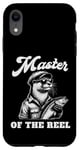 iPhone XR Cool Fisherman Otter Loves Fishing Fish, Master of the Reel Case