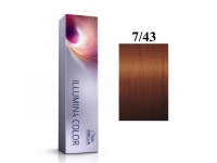 Wella Professionals Wella Professionals, Illumina Color, Permanent Hair Dye, 7/43 Medium Blonde Golden Red, 60 ml For Women
