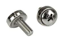 StarTech.com M5 Mounting Screws and Cage Nuts for Server Rack Cabinet - Pack of 100 Server Rack Screws (CABSCREWM52) - skruer og møtrikker for rack