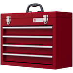 Portable Drawer Tool Chest Lockable Tool Box with Ball Bearing Runners