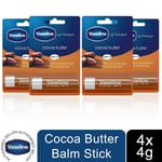 Vaseline Lip Therapy  Balm Sticks, Cocoa Butter, 4 Pack, 4gm