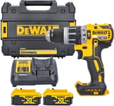 Dewalt DCD796 18V Brushless Compact Combi Drill With 2 x 5Ah Batteries & Charger