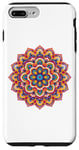 Coque pour iPhone 7 Plus/8 Plus Mandala Joli Mandala Coloré Méditer Yoga Cristaux Joie