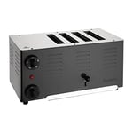 Rowlett 1.8kW Regent 4-Slot Toaster with 2x Additional Elements | Jet Black | CH173