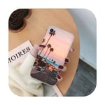 Surprise S Summer Beach Scene At Sunset On Sea Palm Tree Phone Case For Iphone Se 2020 11 Pro Xs Max 8 7 6 6S Plus X 5 5S Se Xr-A7-For Iphone Se 2020
