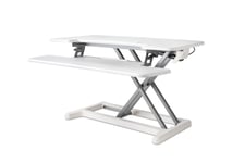 BakkerElkhuizen Adjustable Sit-Stand Desk Riser 2 - Svart