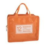 Girl Makeup Bag Women Cosmetic Storage Make Up Cases Orange