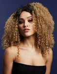 Lizzo Deluxe Wig - Kan Stylas! - Karamellblond Afro Peruk