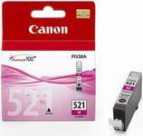 Genuine Canon CLI-521M Ink Cartridge Magenta MP640 MP620 MP540 Sealed